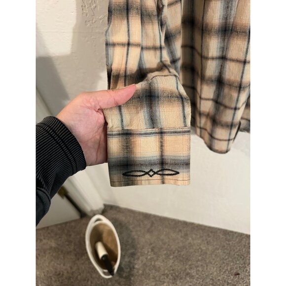 Wrangler Men’s Xxl Retro Western Snap Plaid Shirt - Picture 3 of 12